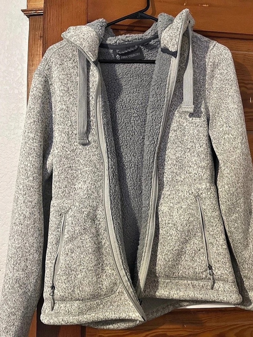 Free Country Women's Gray Fleece Jacket